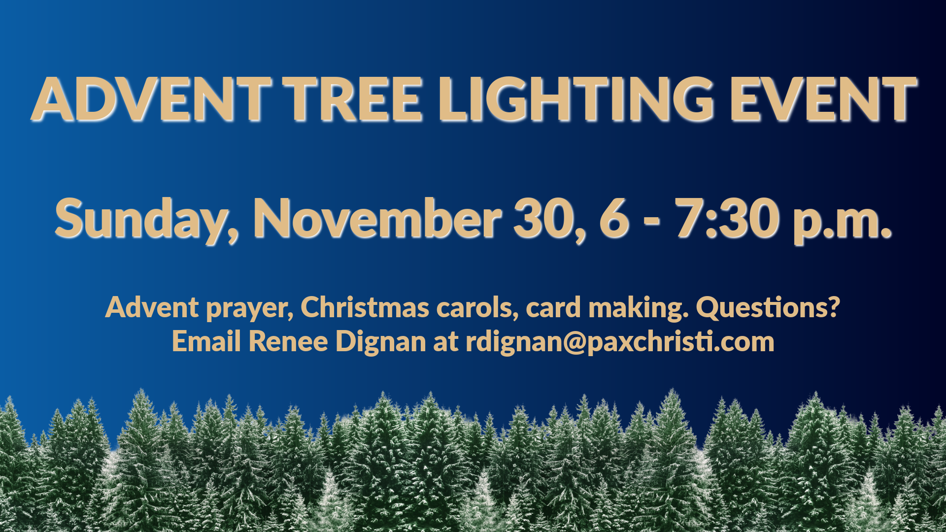 Tree Lighting